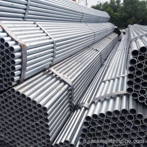 Tubo d'acciaio zincato ASTM A105 per serra
